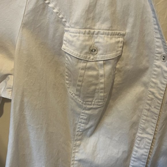 LANE BRYANT | Women's Button Down Shirt White - Picture 4 of 9